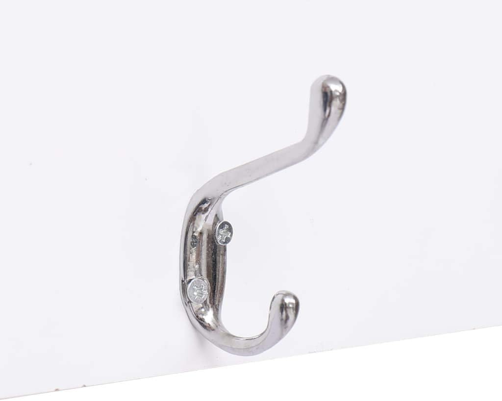 Wandgarderobe mit Ablage - FAMILY 74 x 29,5 cm mit 4 Haken, MDF + Kupferhaken - Vintage Wandregal, G