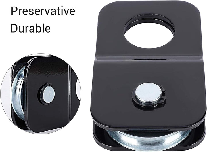 Snatch Block, Windenscheibe 4 Tonnen / 8800 Lb Kapazität Ersatz ATV UTV LKW Abschleppen Doppelwinden
