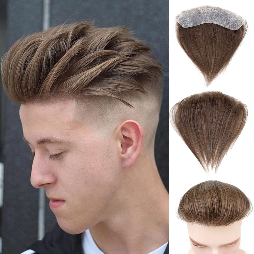 Lordhair Toupet Herren,100% Europäisches Echthaar Herren Toupet Echthaar,V-LOOP Skin Toupet Herren,T