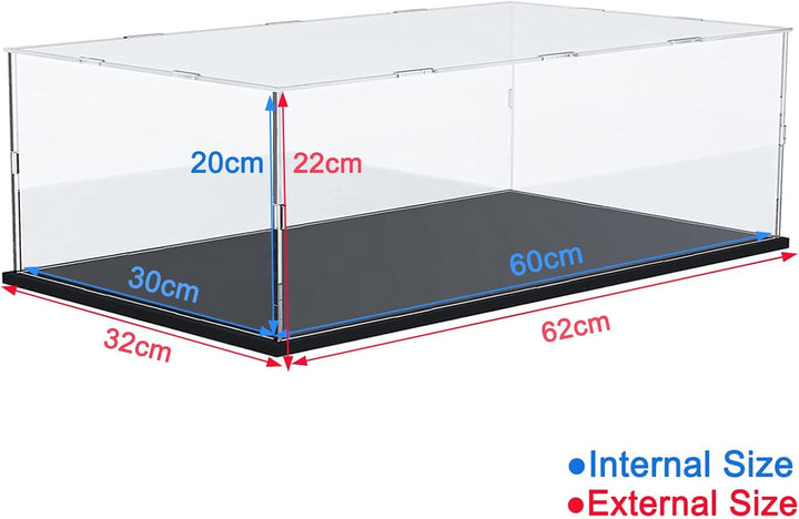 Acryl Vitrine Klar für Lego Actionfiguren Funko Pop Modell Skulptur Transparenter Plexiglas Display