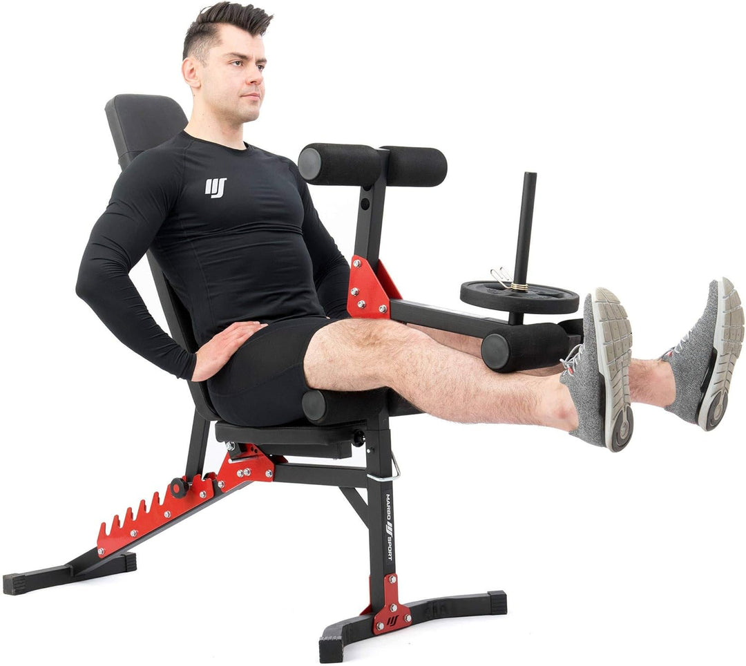 Marbo Sport Beintrainer (zur Home Linie Hantelbank - MH Symbol) MH-A102 2.0 | Made in EU Schwarz, Sc