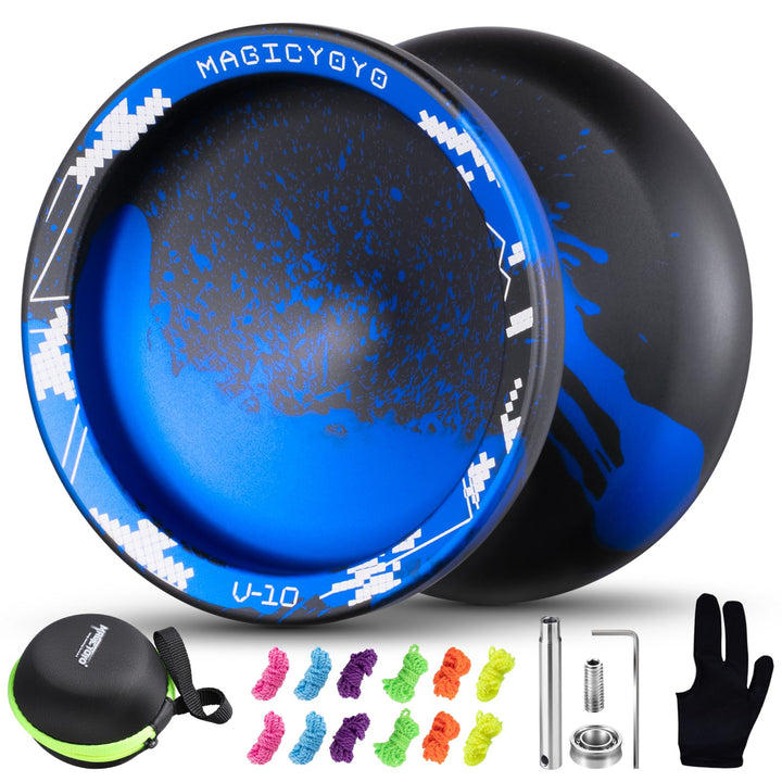 YOSTAR JoJo Profi V10 Plus, JoJo mit Leerlauf und Kugellager, Trick Yoyo für Kinder, Jo-Jo für Respo