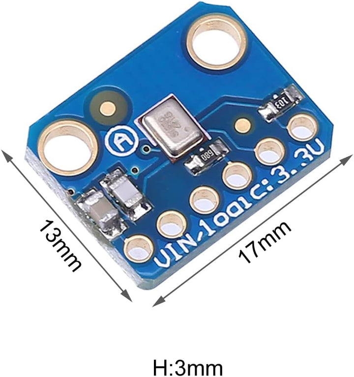 TECNOIOT 2 STÜCKE SPH0645 I2S MEMS Mikrofon Breakout Sensor Board Modul SPH0645LM4H DC 1,6-3,6 V