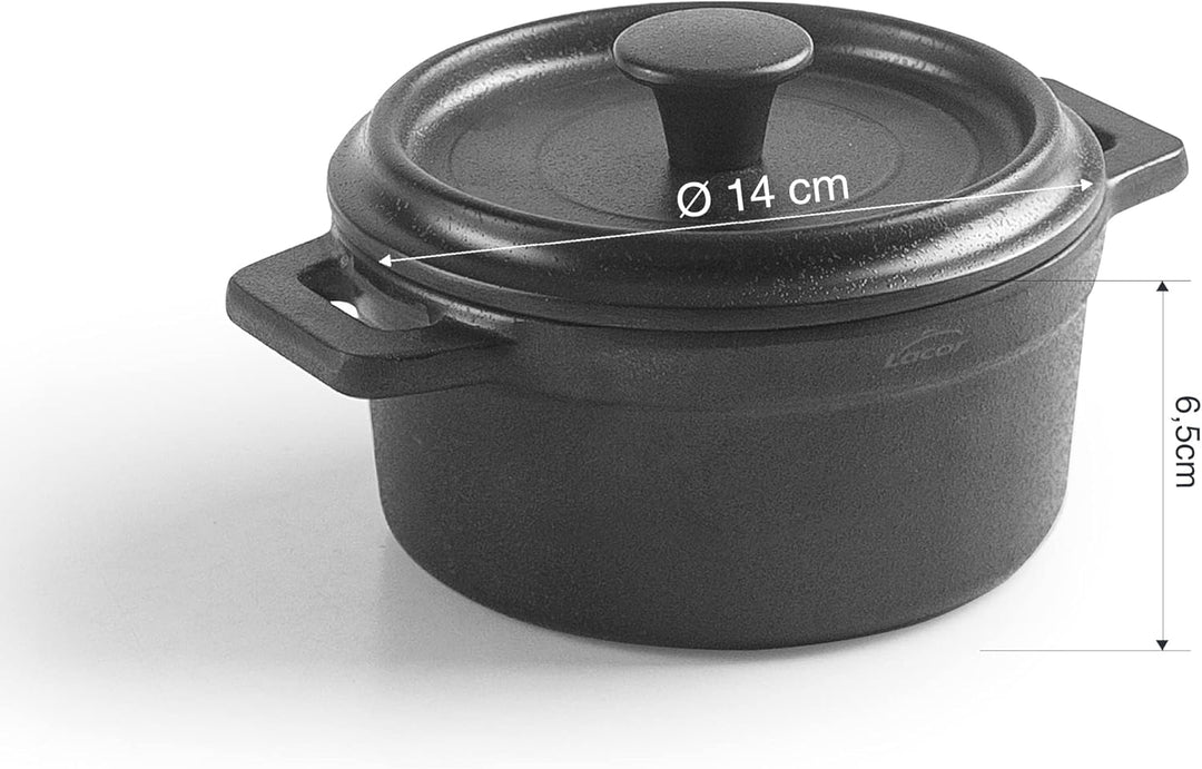 Lacor - 63393 - Mini Topf, Topf mit Deckel, aus Melamin, spülmaschinenfest, BPA frei, Ø14 cm, 640 ml