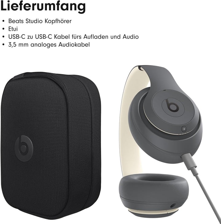 Beats Studio Pro – Komplett Kabellose Bluetooth Noise Cancelling Kopfhörer – Personalisiertes 3D Aud