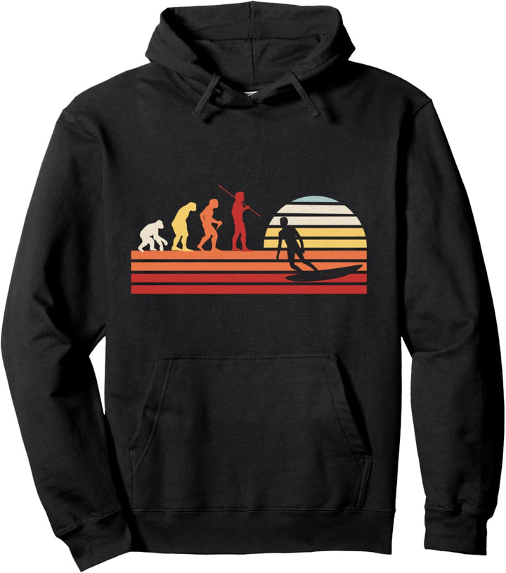 Retro Surfen Wellenreiter - Vintage Surfer Pullover Hoodie