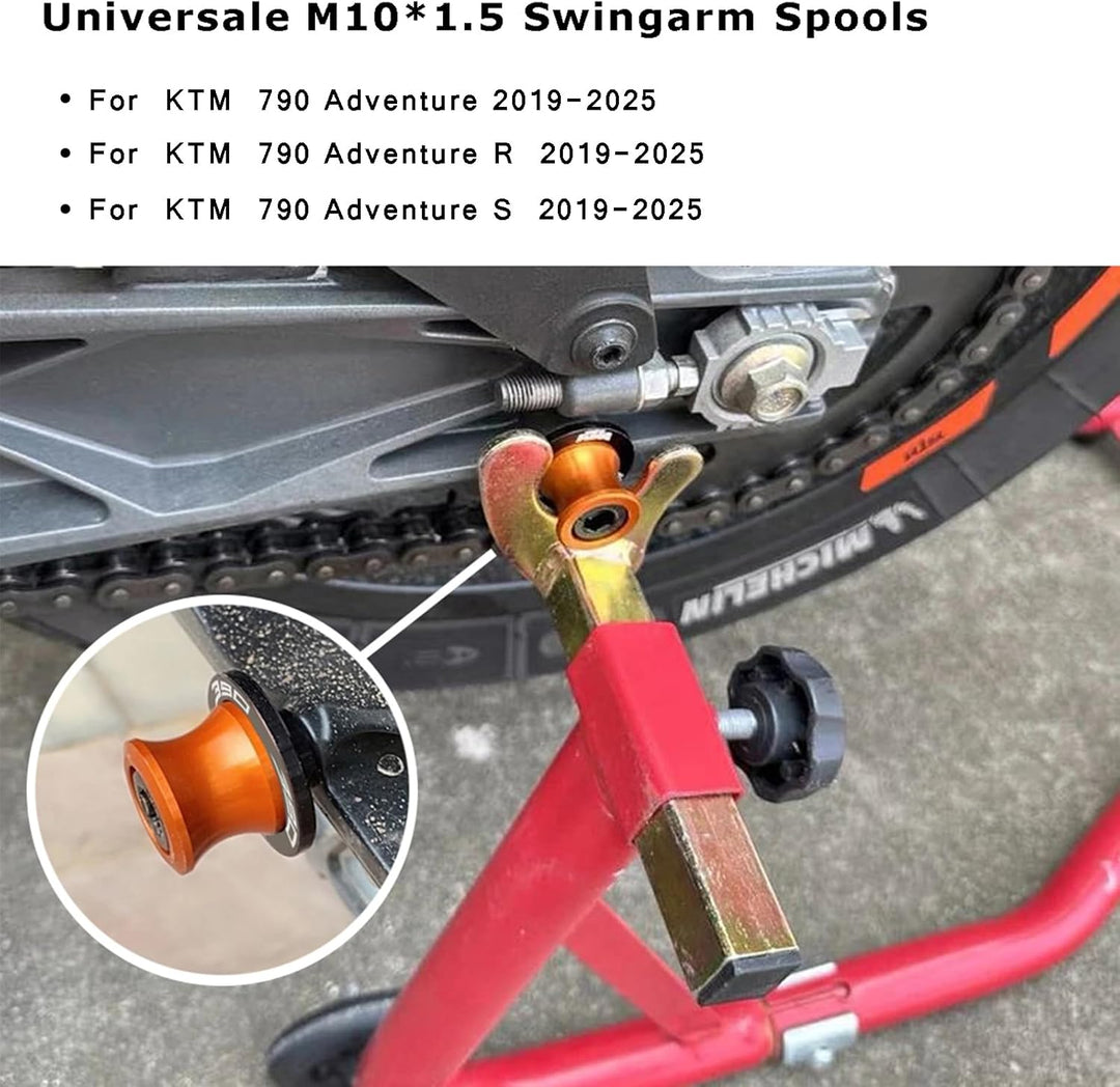 790 ADV Bobbins M10*1.5 Montageständer Racingadapter CNC Ständeraufnahme Für 790 Adventure R/S 2019