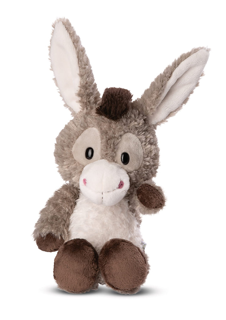 NICI Kuscheltier Esel Donkeylee 22 cm – naturgetreues Stofftier aus weichem Plüsch zum Kuscheln und