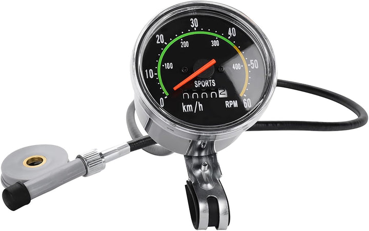Dioche LCD-Fahrradcomputer Kilometerzähler, mechanischer Fahrradtachometer, geeignet für 26/27,5/28/