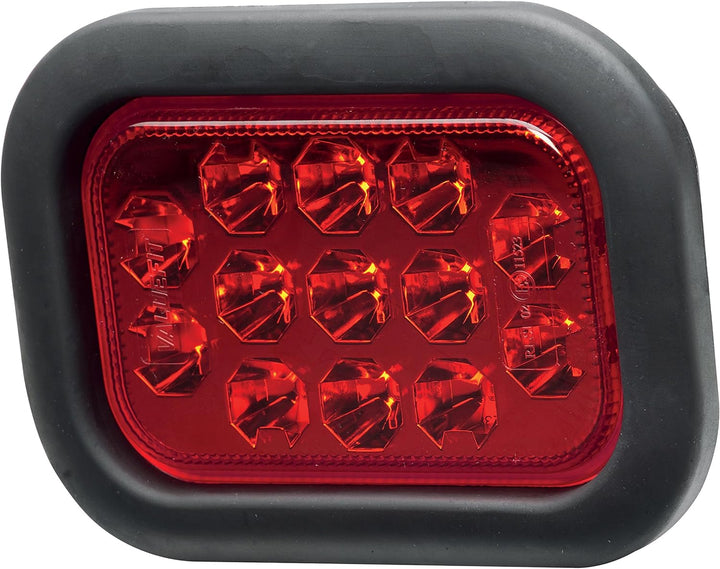 HELLA - Heckleuchte - Valuefit - LED - 12/24V - geschraubt/Einbau - Lichtscheibenfarbe: rot - Stecke