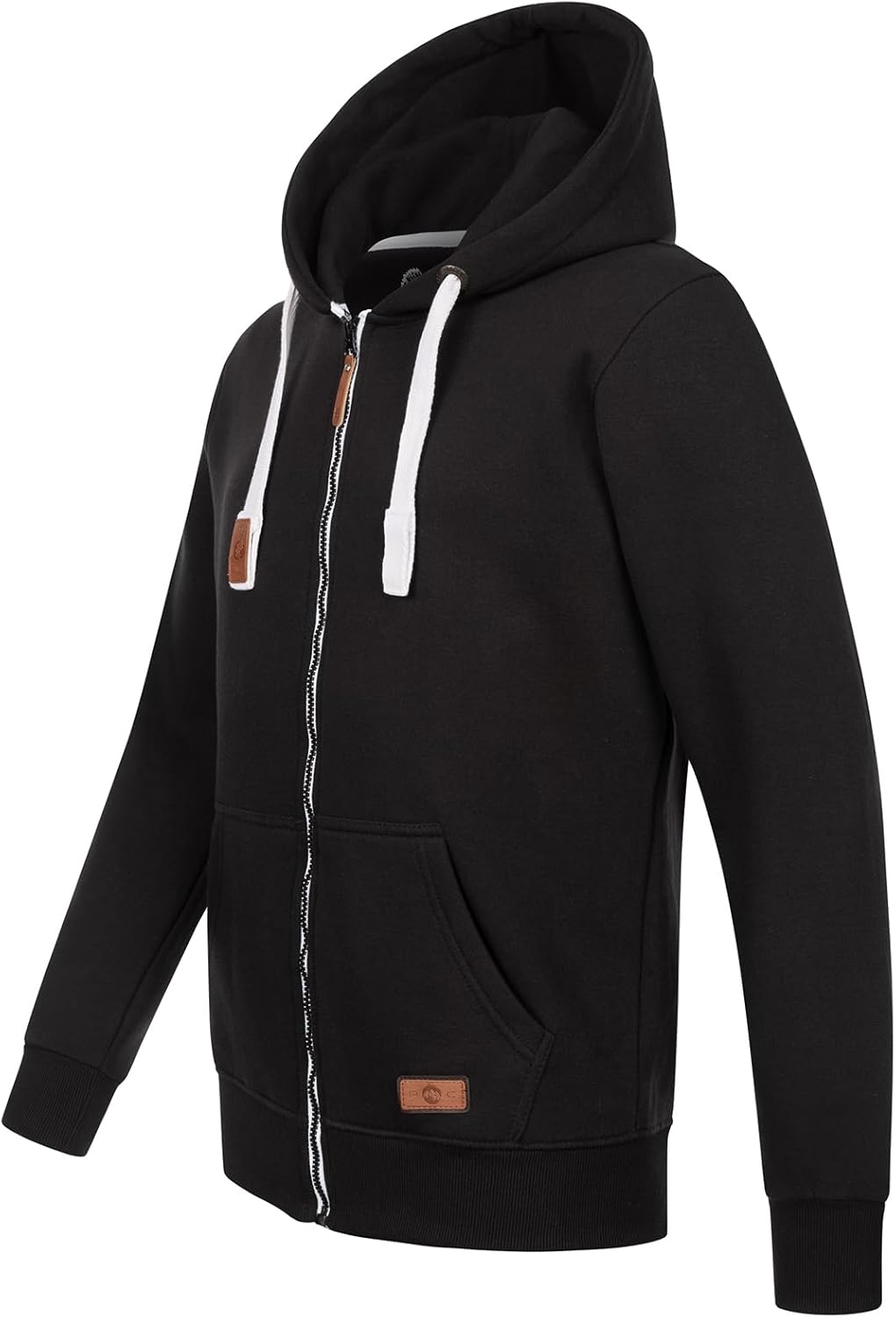Rock Creek Herren Kapuzenpullover Jacke H-341 S Schwarz, S Schwarz