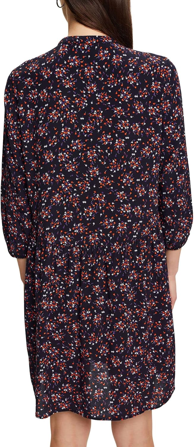 ESPRIT Damen 023ee1e302 Kleid 36 Navy, 36 Navy