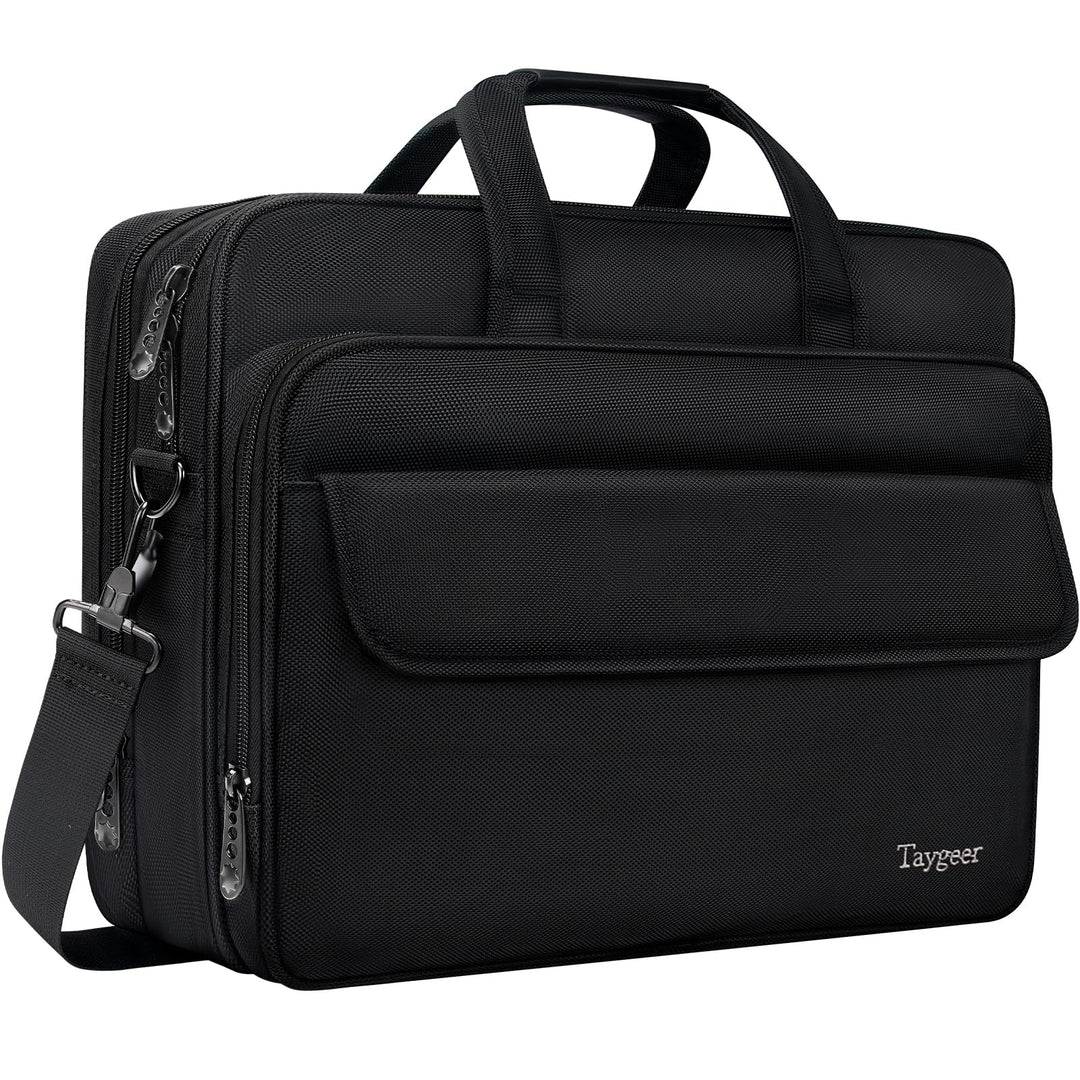 Taygeer Laptoptasche 17 Zoll Business Aktentasche Herren Gross Laptop Notebook Tasche Wasserdicht No