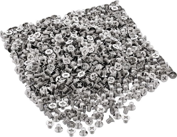 InLine 77781B 1000er Pack Schraubenset, für 2,5" Festplatte / SSD, 3mm, flacher Senkkopf, silber