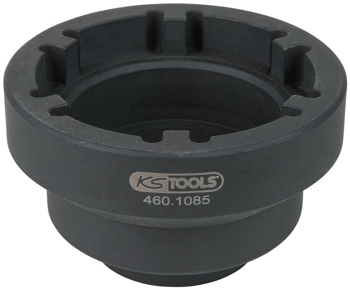 KS Tools 460.1085 3/4' Nutmuttern-Schlüssel mit 6 Zapfen für DAF, Innenzapfen 66mm