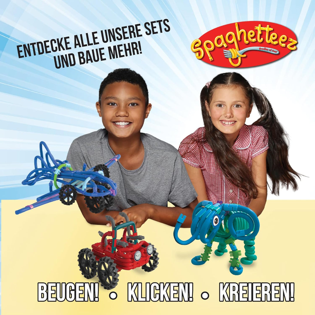 spaghetteez Anti-Stress-Spielzeug für Kinder ab 5 Jahren, pädagogisches Montessori-Bastelset für Jun