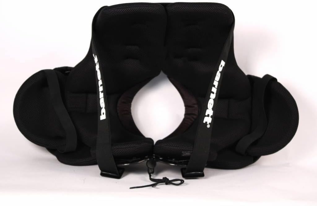 BARNETT Shoulderpad Mark I American Football Schulterschutz Profi, Farbe schwarz XXL, XXL