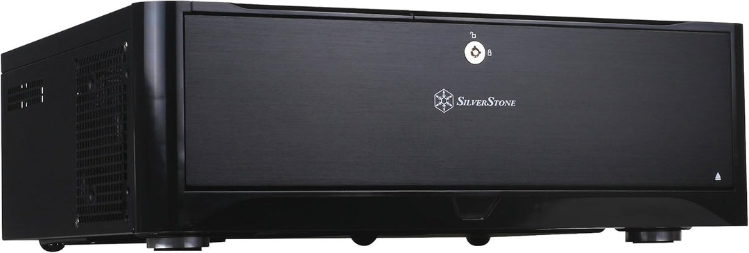 SilverStone SST-GD06B - Grandia HTPC Micro ATX Desktop Gehäuse mit hochleistungsfähigem und geräusch