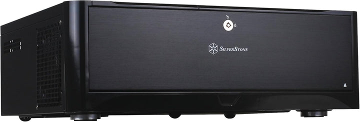 SilverStone SST-GD06B - Grandia HTPC Micro ATX Desktop Gehäuse mit hochleistungsfähigem und geräusch