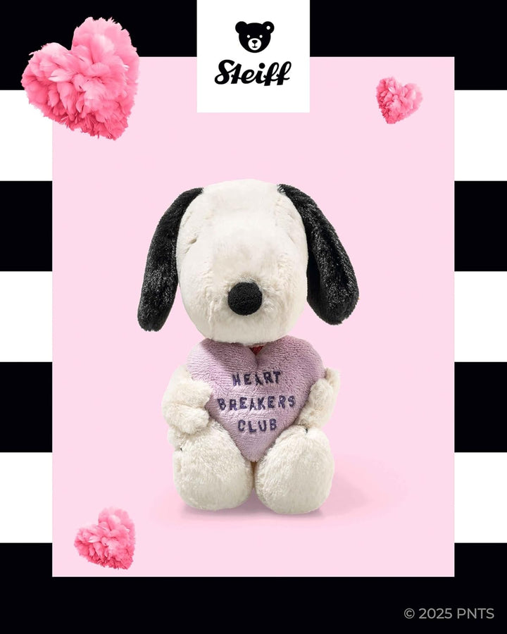 Steiff Kuscheltier Snoopy Heartbreakers Club, Süsses Stofftier, Kinder, Jungen & Mädchen, Friends, P