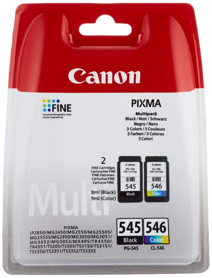 Canon PG-545 CL-546 BLISTER (Altware) Veraltete Kunststoffverpackung 2018 (a), Veraltete Kunststoffv