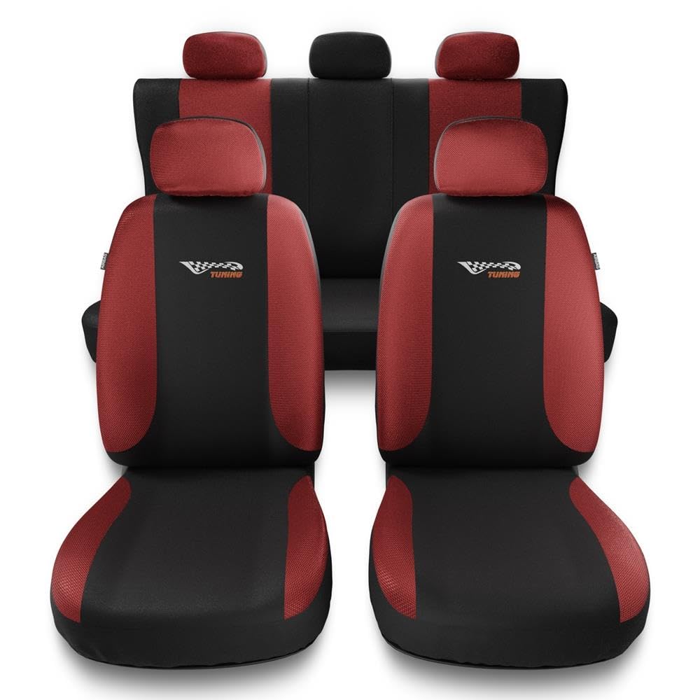 Mossa - Universal Sitzbezüge Auto kompatibel mit Skoda Fabia I, II, III (1999-2019) - Autositzbezüge