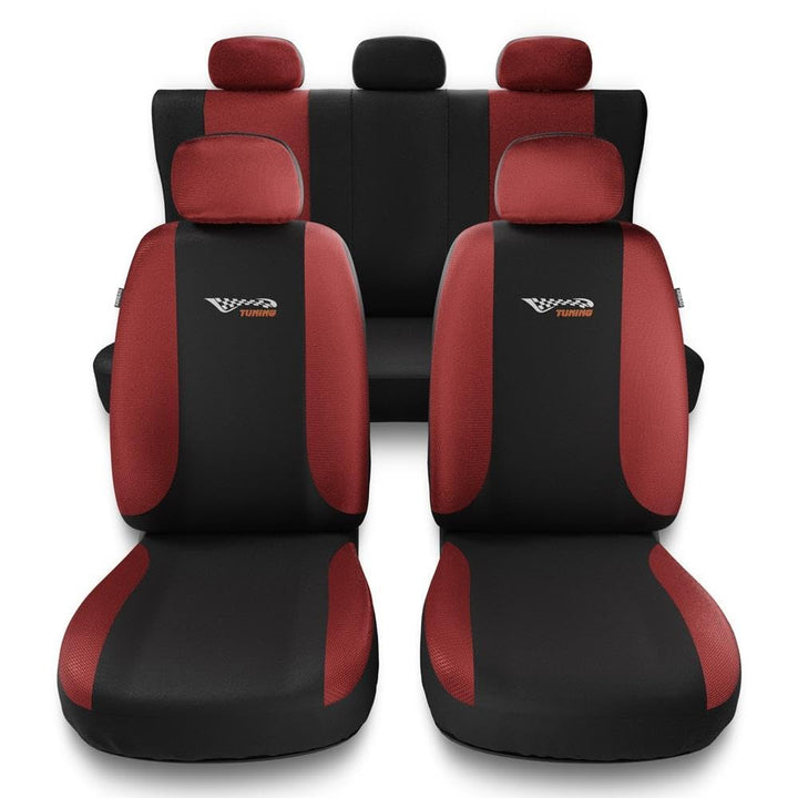 Mossa - Universal Sitzbezüge Auto kompatibel mit Skoda Fabia I, II, III (1999-2019) - Autositzbezüge