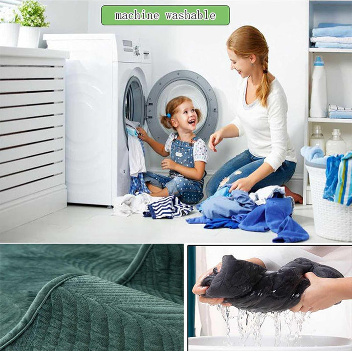 MTHGH Sofabezug Ecksofa l Form Wasserdicht，sofaschoner rutschfest Hund Katze Couch Überzug Ecksofa u
