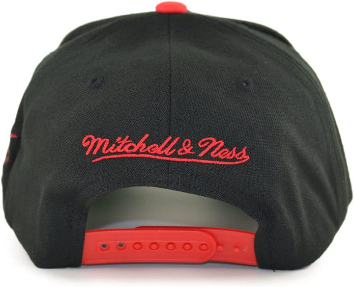 Mitchell & Ness NBA Shredder Stretch Snapback Cap Philadelphia 76ers Black/red