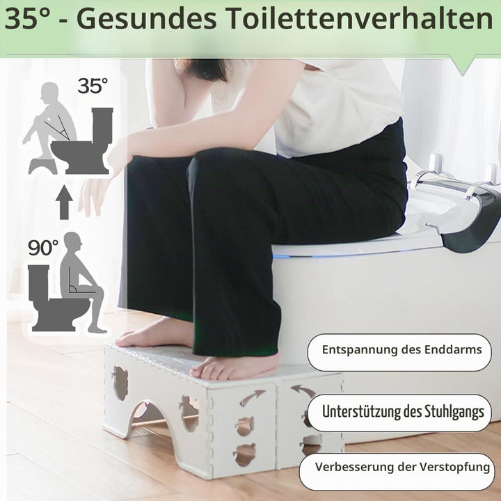 Toilettenhocker Klappbar Erwachsene - Kinder Hocker Badezimmer, WC Hocker Toilette, Klappbarer Toile