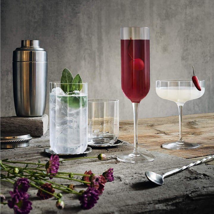 Luigi Bormioli Jazz On The Rocks/Double Old Fashion Glas, 333 ml, 4 Stück