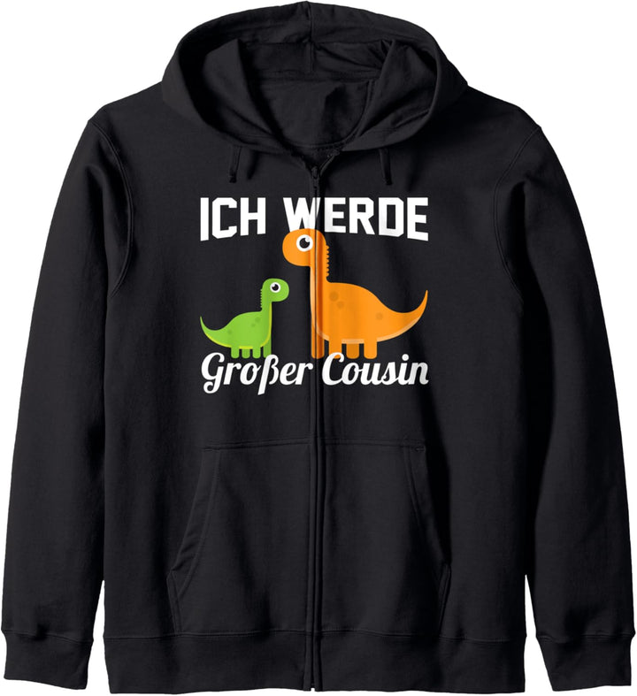 Dinosaurier TREX Dino T Rex Ich werde grosser Cousin 2021 Kapuzenjacke