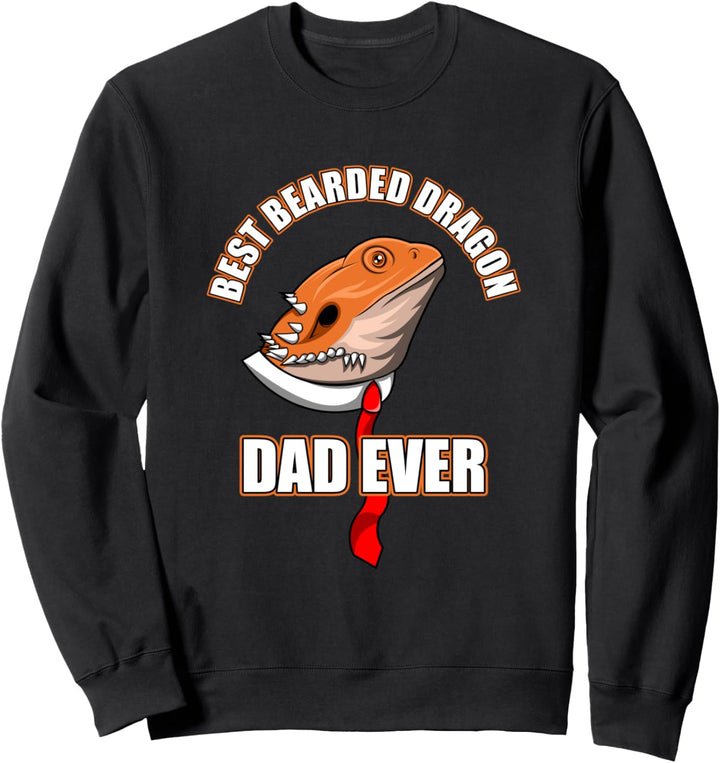 Bartagame Papa Reptilien Lustiger Spruch Sweatshirt