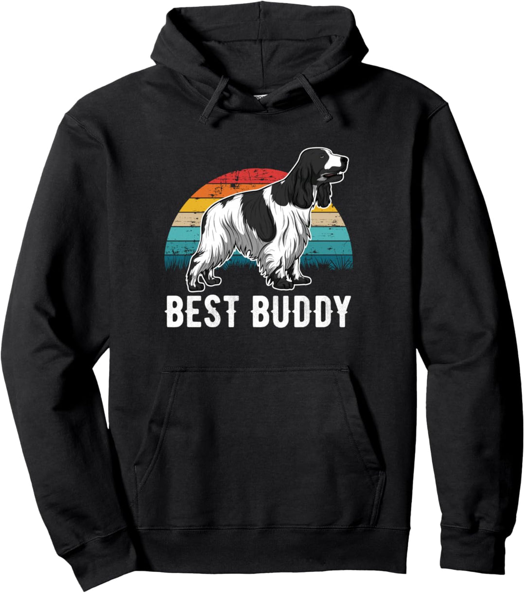Englischer Cocker Spaniel Sunset Pullover Hoodie