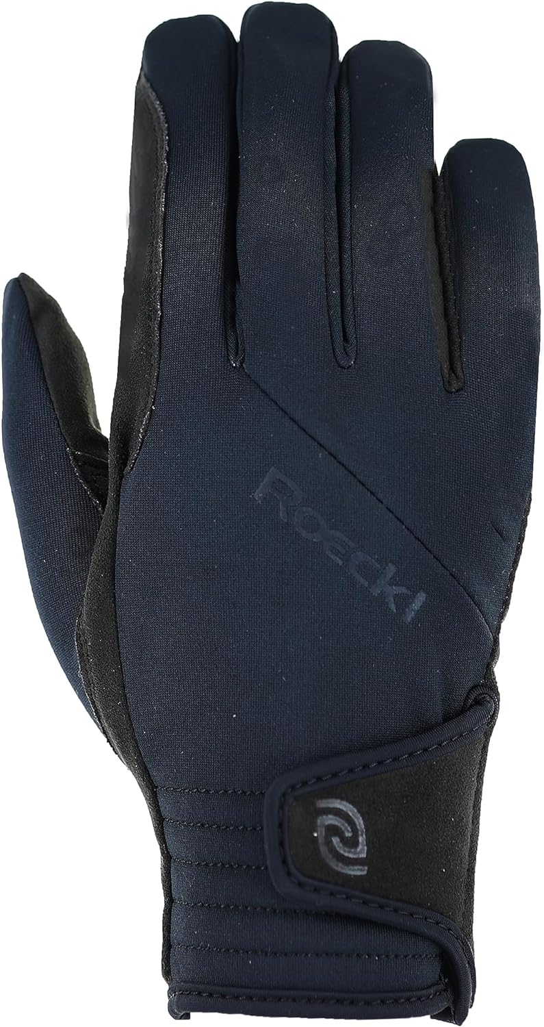 Roeckl Sports Reithandschuh Winya, Freizeit Winter Handschuh, 2 Farben, Grösse 6-11 6.5 Schwarz, 6.5