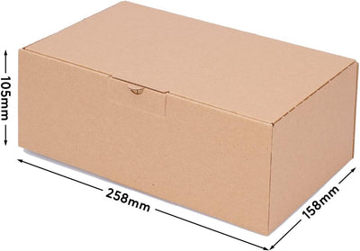 250 Versandkartons - 250 x 150 x 100 mm - kleine Kartons für Versand Faltschachteln - Grösse & Menge