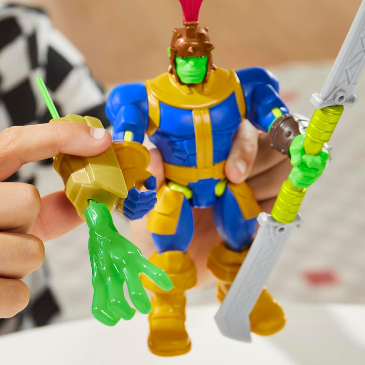 MixMashers Marvel Thanos individualisierbare Avengers Mix-and-Match Deluxe Action-Figur & Accessoire
