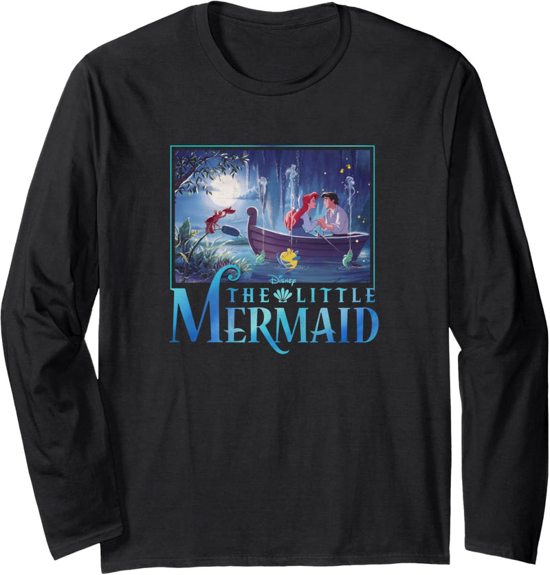 Disney The Little Mermaid Ariel & Eric Grotto Portrait Langarmshirt