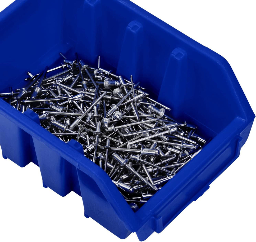 PAFEN Stapelboxen Set – 10x Stapelbox für Werkzeugwand 160 x 75 x 115 mm – Sichtbox Stapelkasten Sta