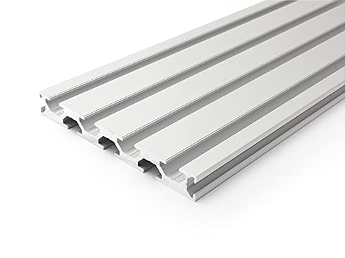 Aluminiumprofil 120X15L B-Typ Nut 8 (leicht), silber eloxiert. Aluminium Profil 120X15 Alu Profil 12