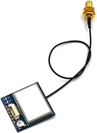 Iegefirm GNSS -232 NMEA-0183 GPS GLONASS Doppel-Modul mit GPS-Antenne GLONASS extern 4 m Flash BN-28