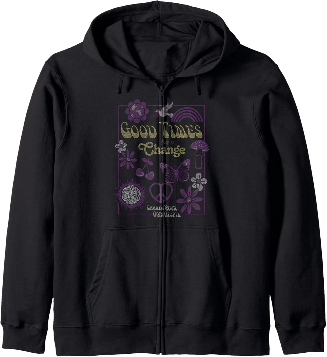 Groovy Good Times Change Kapuzenjacke