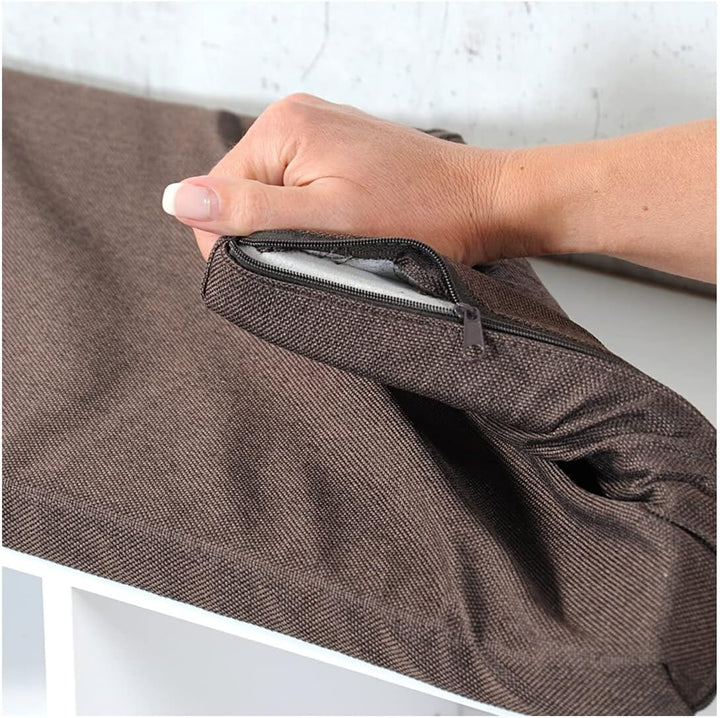 Kesper Schuhschrank mit Sitzkissen, Material: Faserplatte, Masse: B103,5 x H48 cm x L29,5 cm, Farbe: