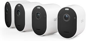 Arlo Pro 5 Überwachungskamera Aussen WLAN, 2K+ HDR Video, Kabellos, Verbesserte Farbnachtsicht, 160°