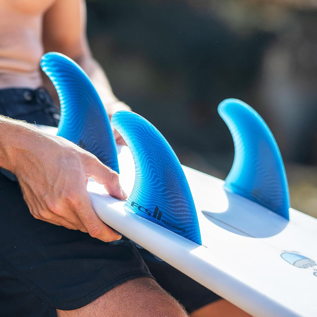 FCS Performer Eco Neo Surfbrettflossen aus Glas L Tri (3 Flossen), L Tri (3 Flossen)