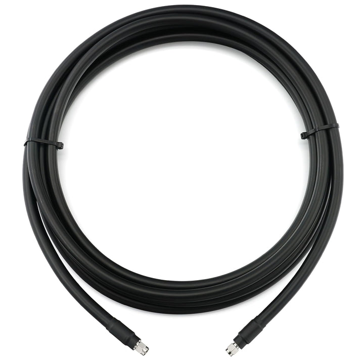 RANGEFUL 10m RP-SMA Stecker auf RP-SMA Stecker Koaxialkabel – 10 Meter 8D-FB Ultra-Verlustarmes Ø11.