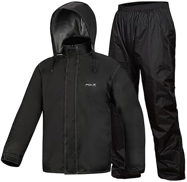 Lixada Regenanzug Wasserdicht Radfahren Regenschutz Jacke & Hose Unisex Wandern Regenmantel Hose Reg