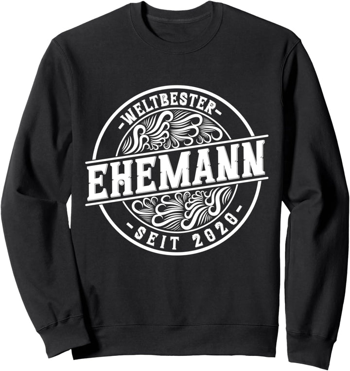 4 Jahre Verheiratet bester Ehemann seit 2020 4.Hochzeitstag Sweatshirt