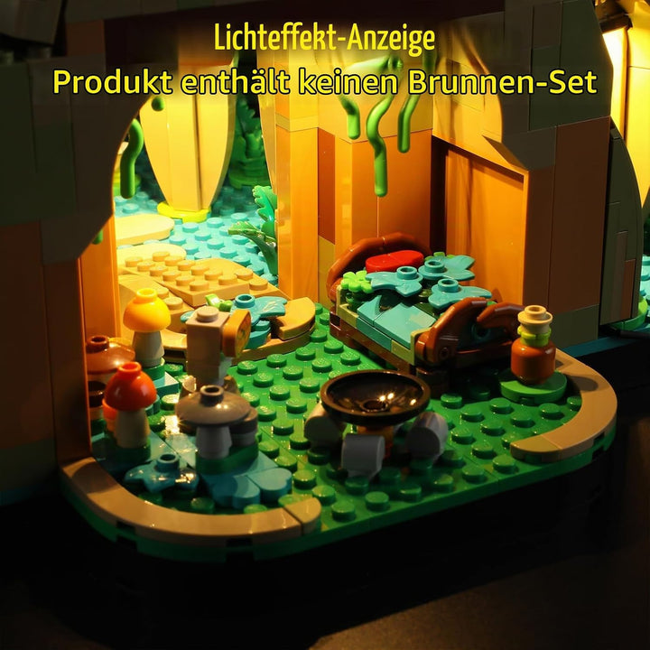 GEAMENT LED Licht-Set Kompatibel mit Lego The Legend of Zelda Deku-Baum 2-in-1 (Great Deku Tree) 770