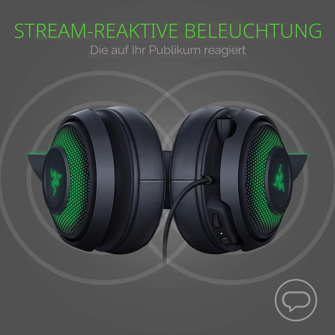 Razer Kraken Kitty Edition - Gaming-Headset (Chroma-Beleuchtung, Verkabelt für plattformübergreifend